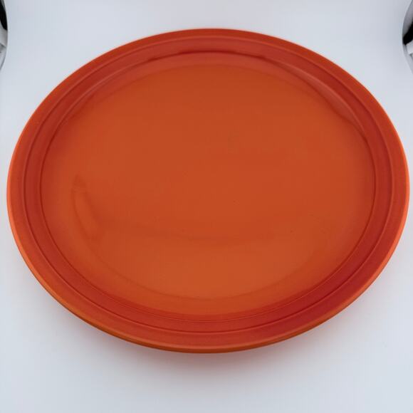 Dinner Plate 10”  Fiestaware Homer Laughlin – Tangerine Orange – Retired Color - Picture 1 of 4